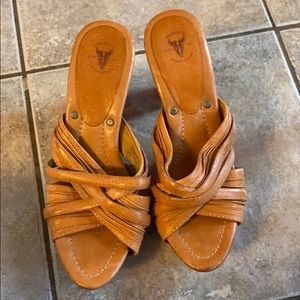 Frye boots Reese multi slide size 8